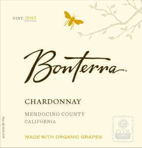 Bonterra Chardonnay 2013 wine label