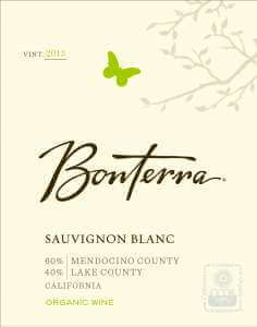 Bonterra Sauvignon Blanc 2013 wine label
