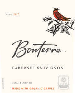 Bonterra Cabernet Sauvignon 2017 Front Label