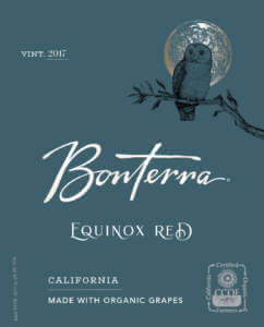 2017 Bonterra Equinox Red Front Label