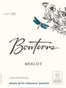 Bonterra Merlot 2017 Front Label