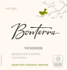 Bonterra Viognier 2017 Front Label