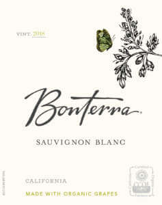Bonterra Sauvignon Blanc 2018 Front Label