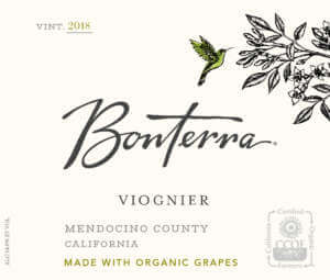Bonterra Viognier 2018 Front Label