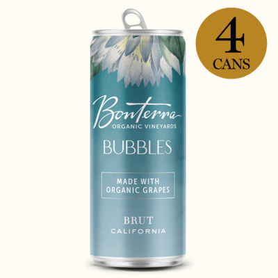 Bonterra Bubbles Brut Can, 4-Pack