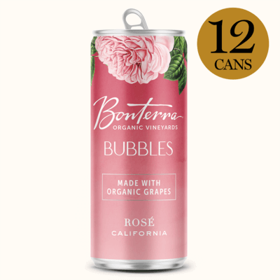Bonterra Bubbles Rosé Can, 12-Pack