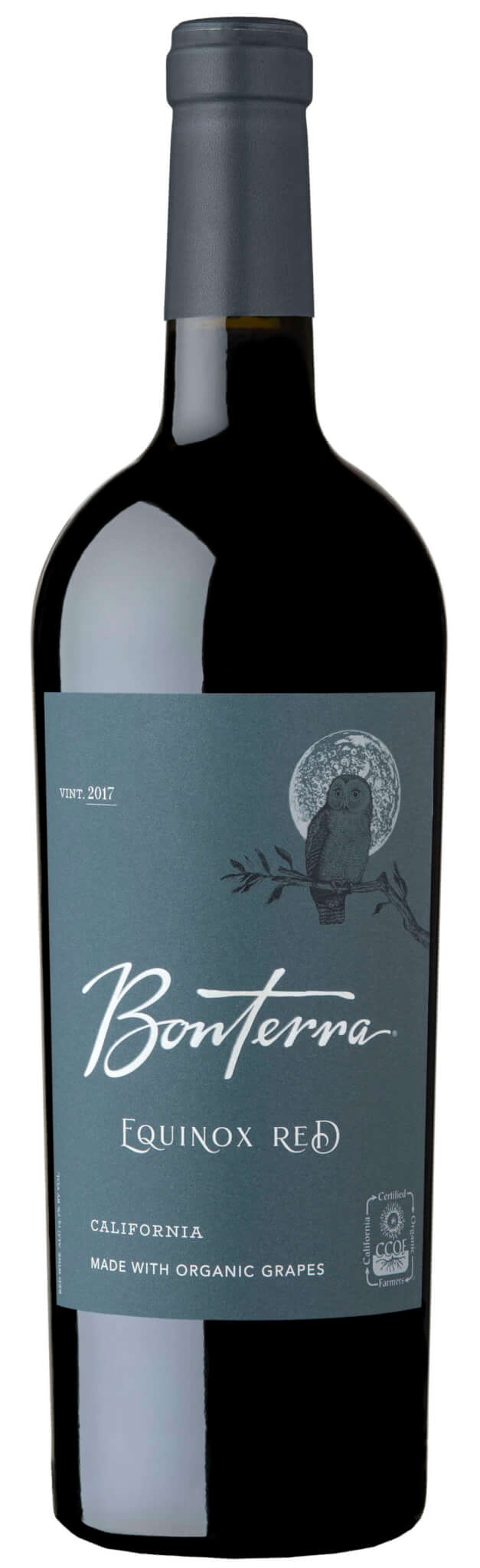 Bonterra Equinox Red 2017 wine bottle