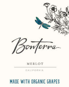Bonterra Merlot Front Label