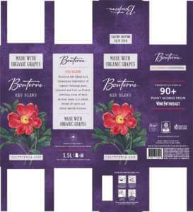 Bonterra Red Blend BIB Carton