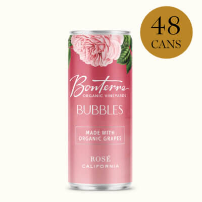 Bonterra Bubbles Rosé Can, 48-Pack
